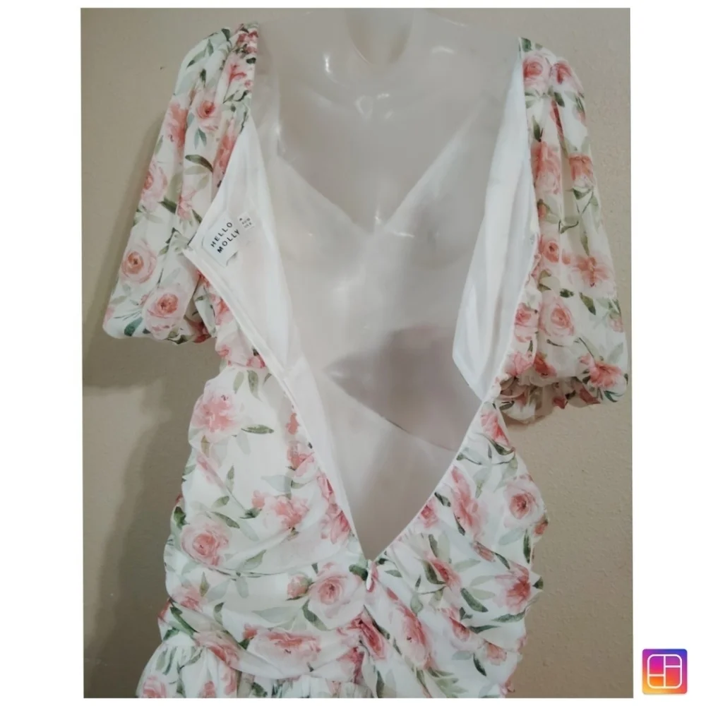 HELLO MOLLY Floral Mini Lovers Dress Size 6 - Picture 5 of 8